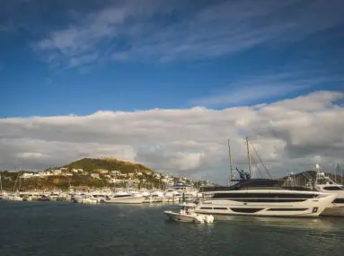 aerial view of safe harbor puerto del rey