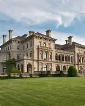 outside of mansion