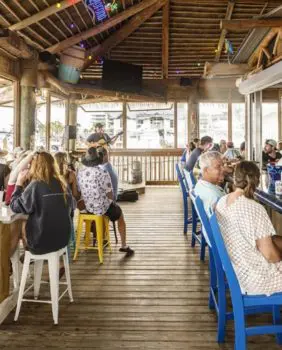 inside dining at tiki