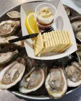 oysters and crackers