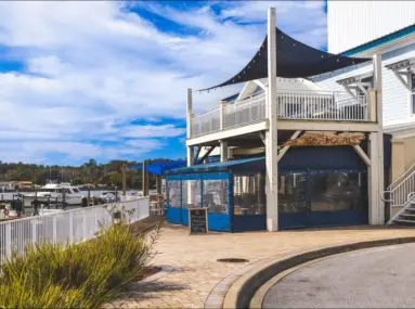 marina on bright day