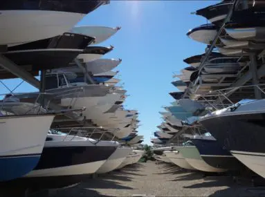boats in storage