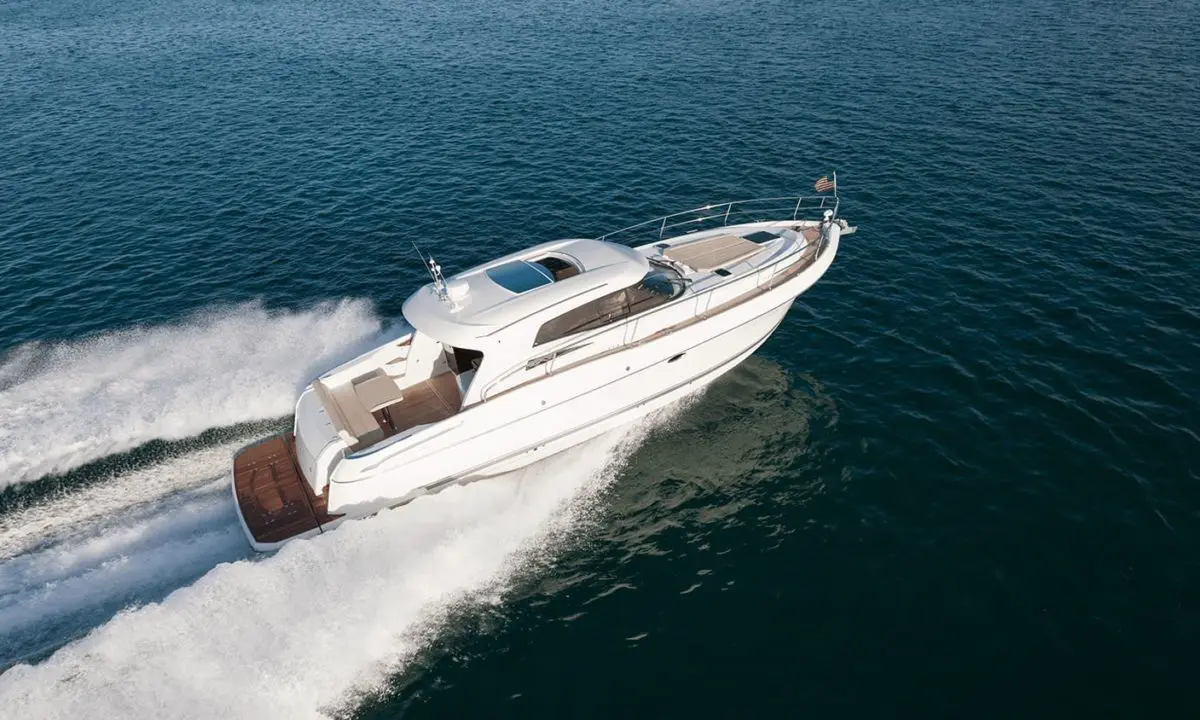 yacht cruising on water