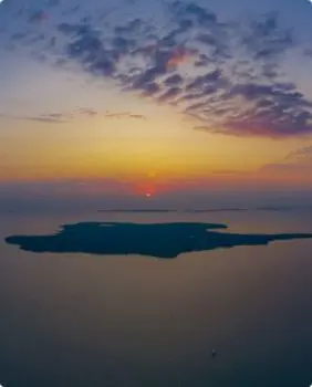 sunset at kelleys island