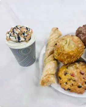 pastries and coffee