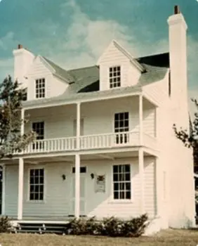 hammock house vintage photo