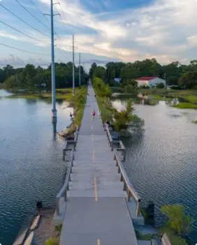 bike and running trail by water