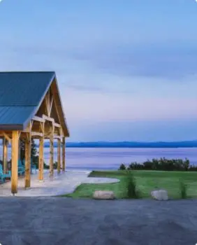 building with view of water