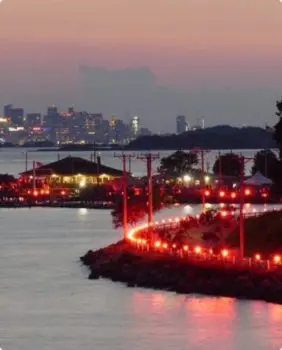 hull harbor illumination