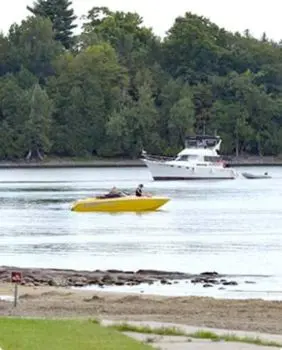 2 boats in the water