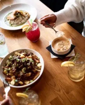 chowder and seafood dishes