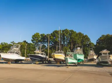 pictures of boats out of the water
