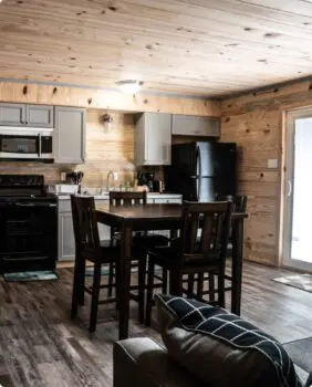 dining table and chairs in kitchen