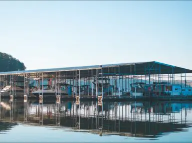 boats docked at marina