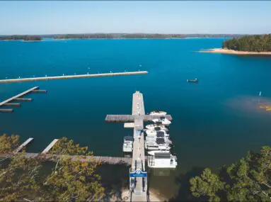small dock with boats