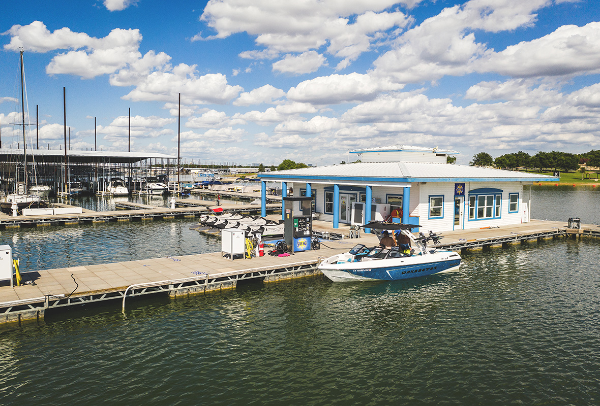 View of ship's store