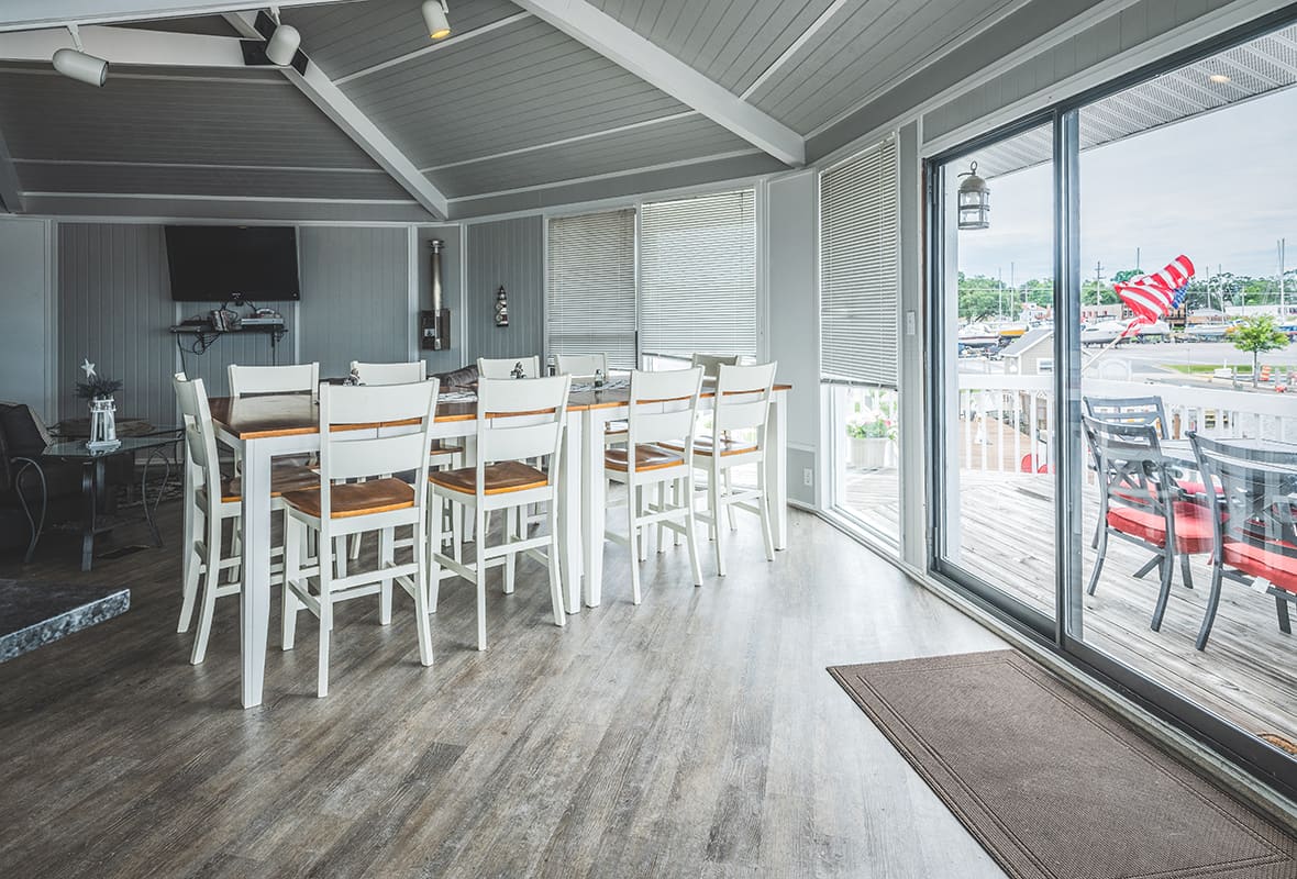 Inside of club house