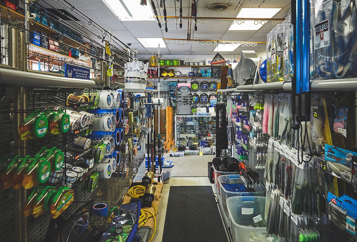 Inside of ship's store