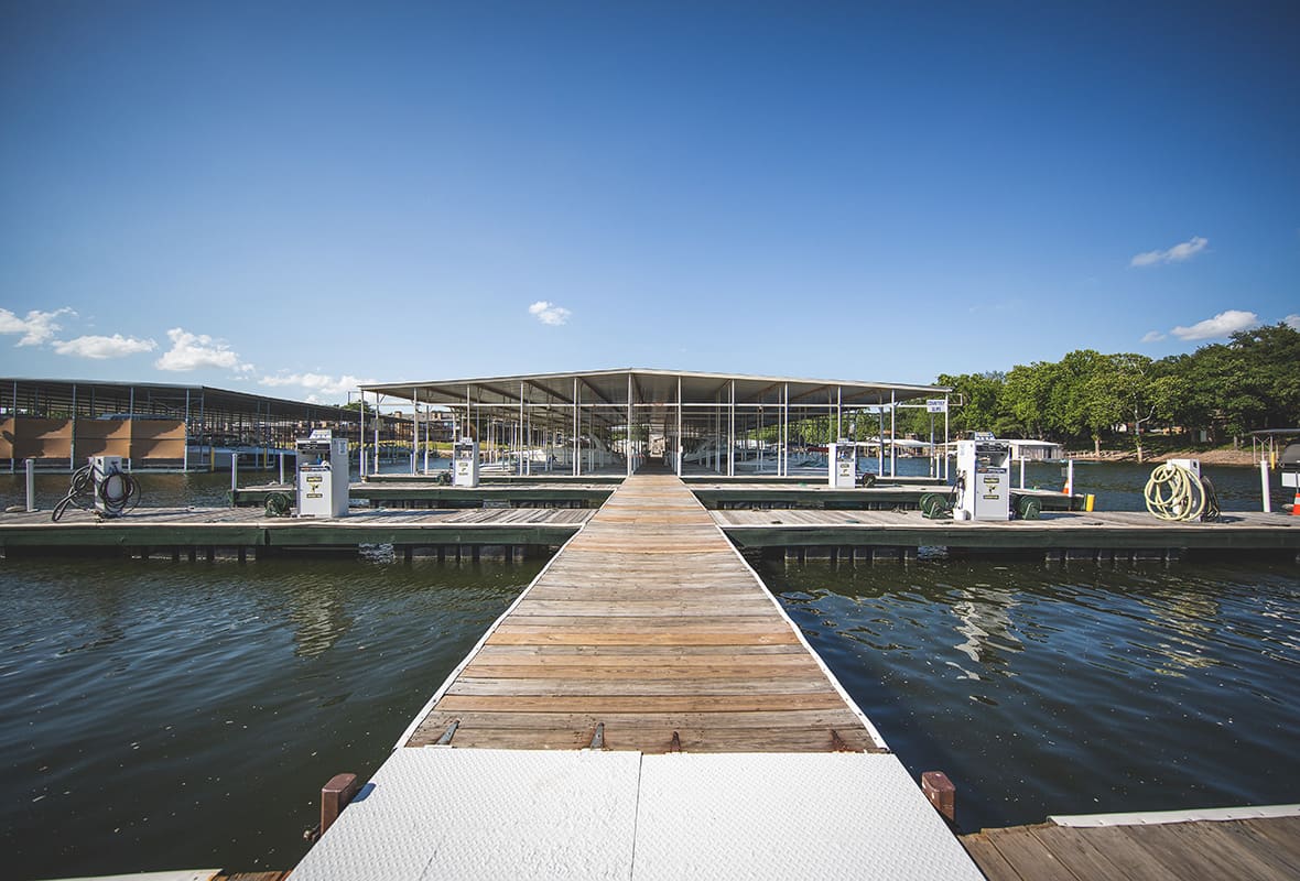 Dock to covered storage