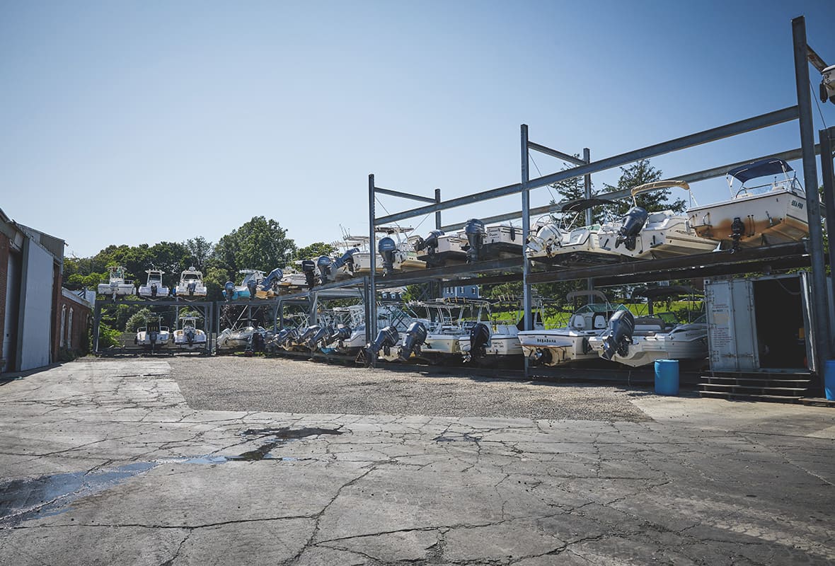 Storage rack of boats