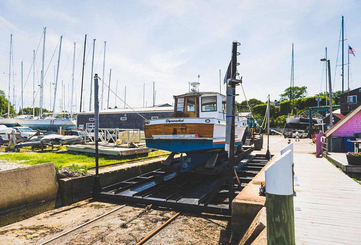safe harbor jamestown boatyard dry storage
