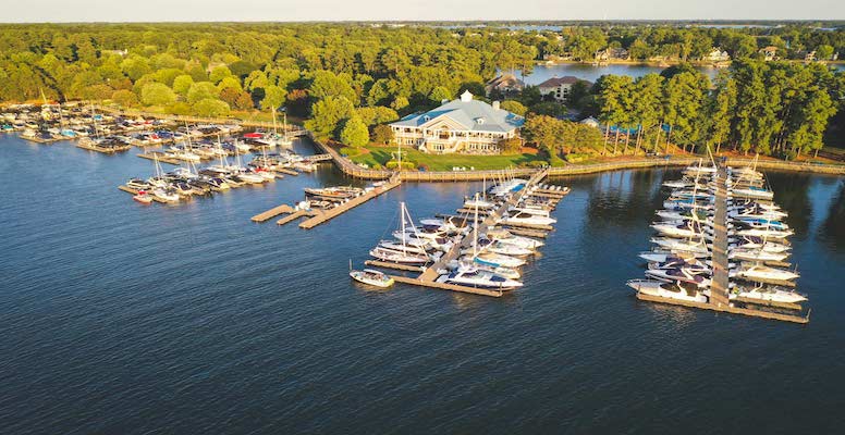 Aerial View of the Marina