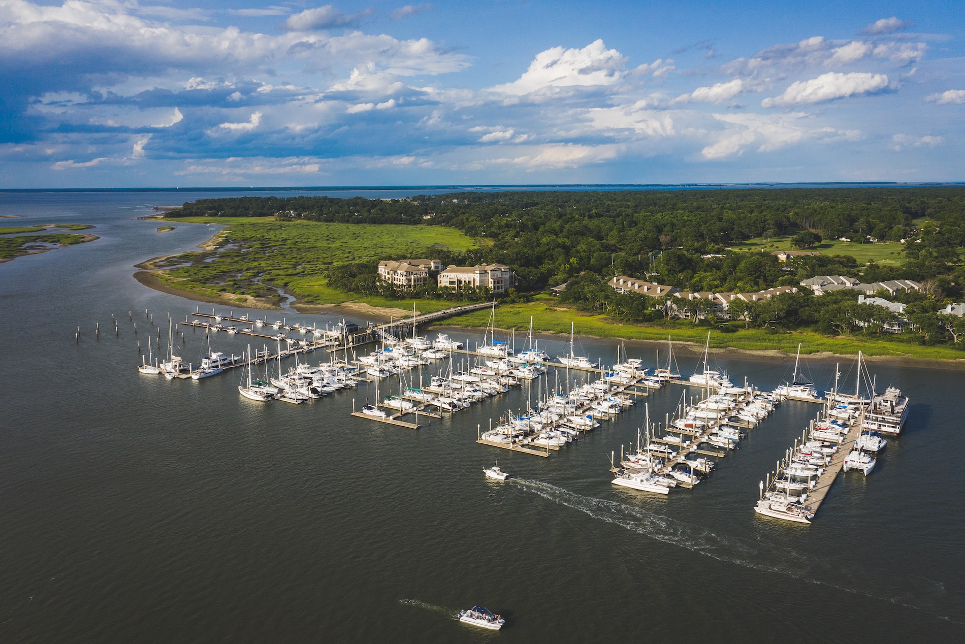 Aerial View of the Marina
