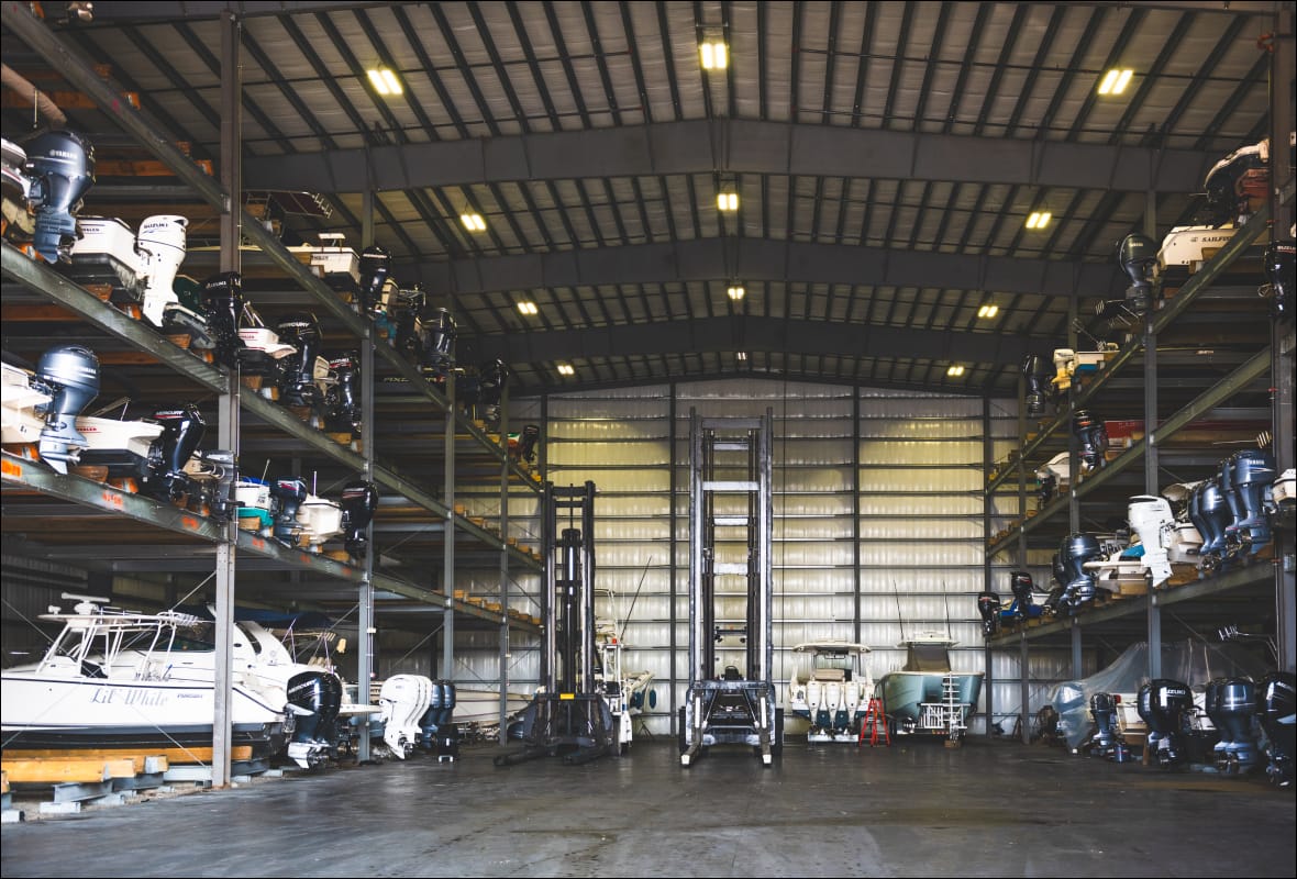 boat storage facility