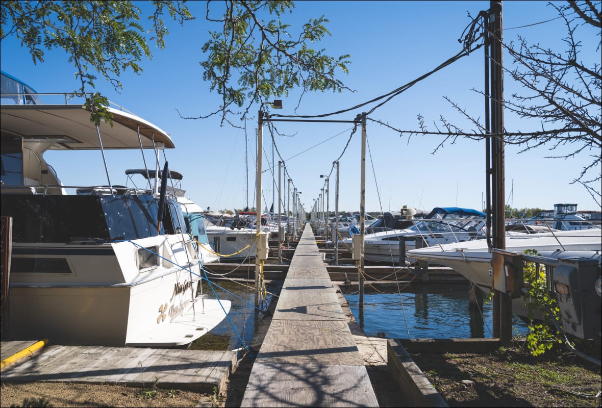 boat dock walkway