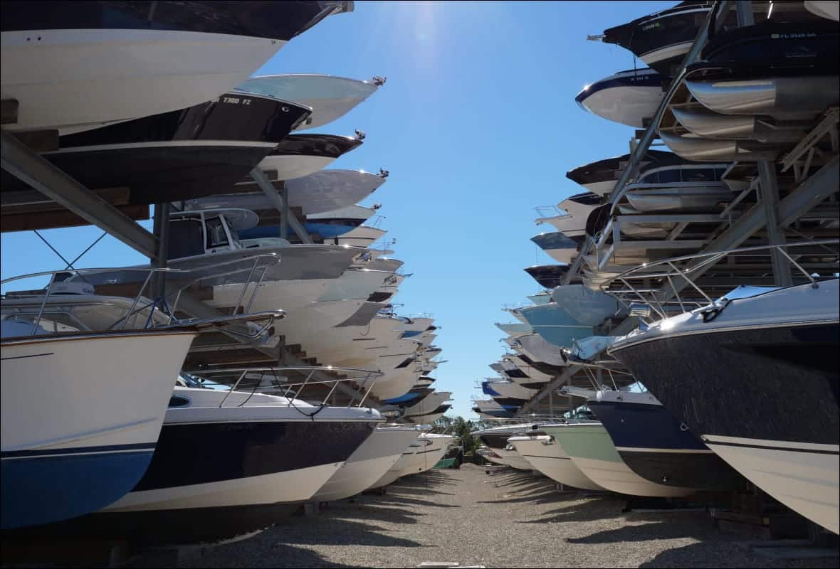 boats in storage