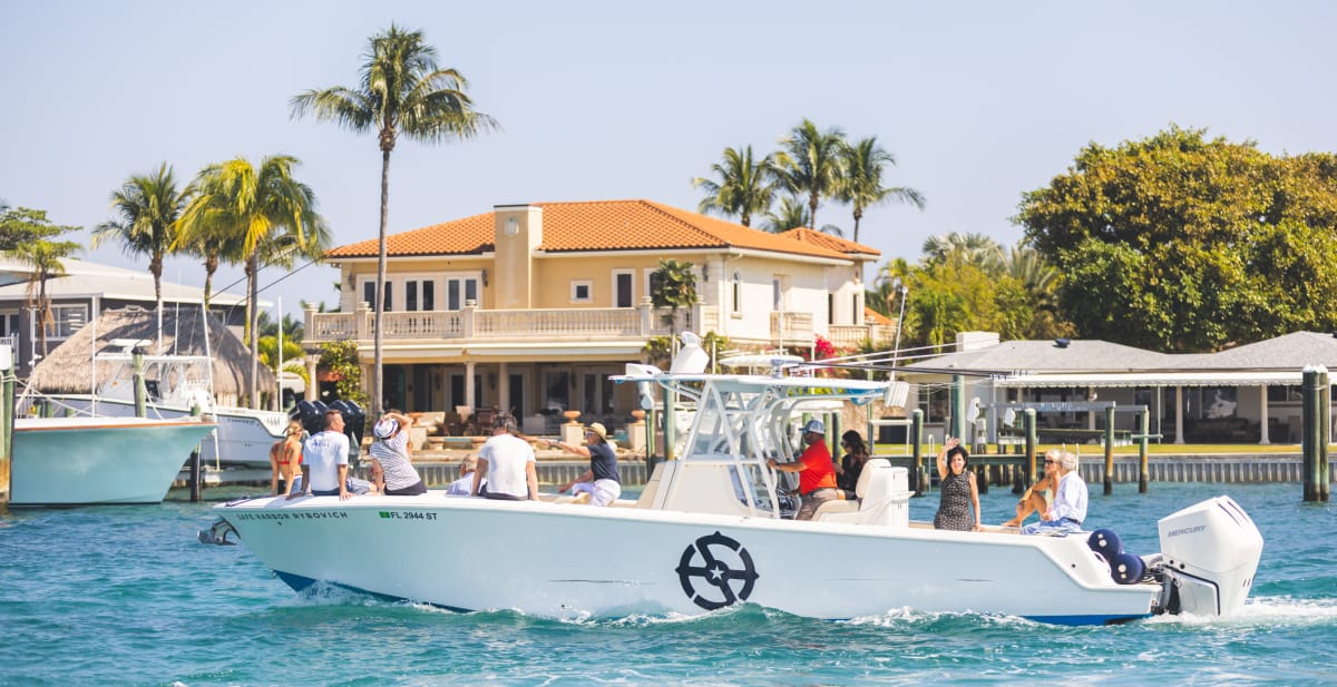 many people on a boat