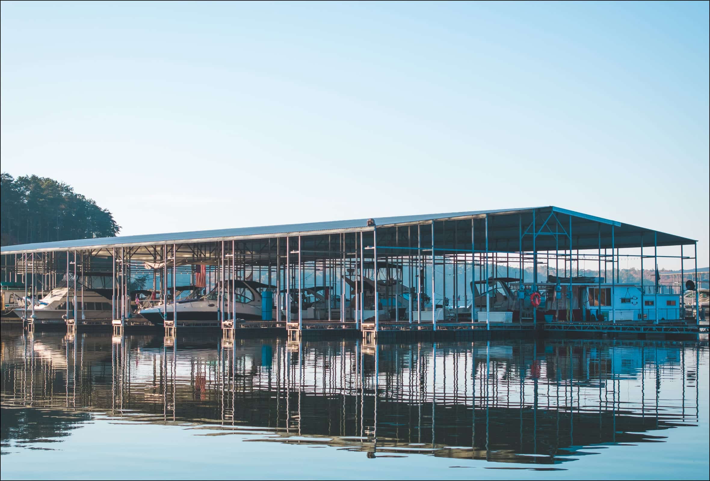 boats docked at marina