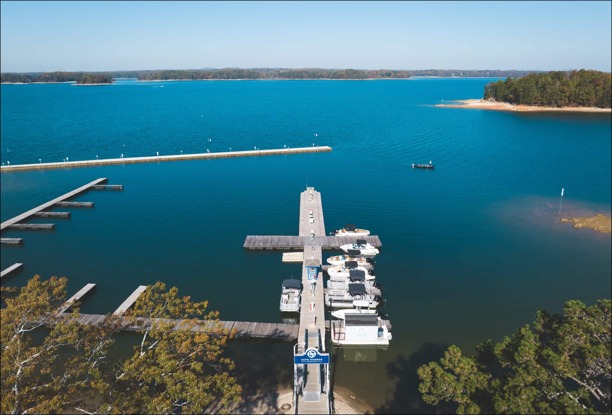 small dock with boats
